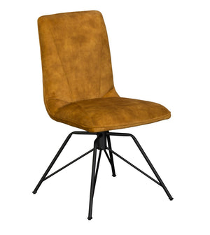 Luna Swivel Dining Chair Gold