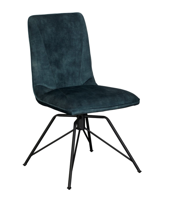 Luna Swivel Dining Chair Teal