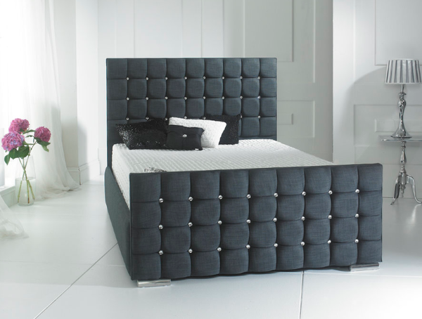 Prague Upholstered 3ft Single Bed Frame