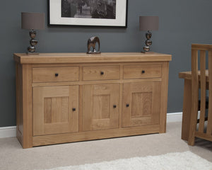 Marseille Solid Oak Medium Sideboard