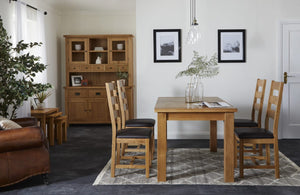 Salford 1.2m Compact Extending Dining Table