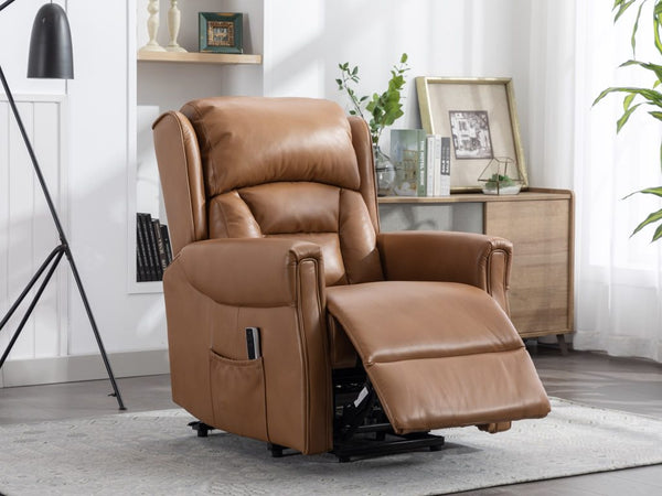 Santiago Leather Rise & Recliner Chair