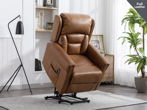 Santiago Leather Rise & Recliner Chair