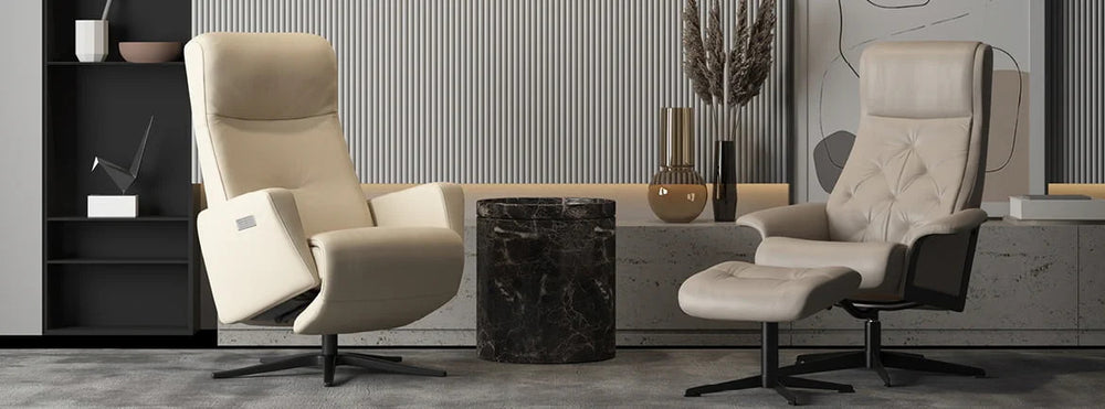 Ekornes IMG Luxury Reclining Swivel Chairs
