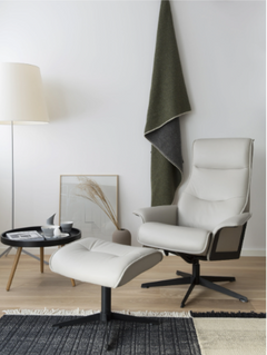 Siri Panelled Back 1000 Recliner Leather