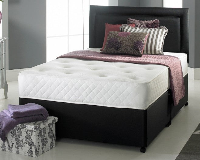Solo Memory Foam 4ft6 Double Divan Set