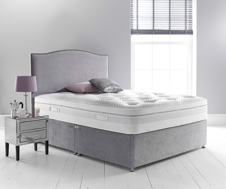 Tencel 1000 4ft6 Double Pocket Sprung Divan Set 