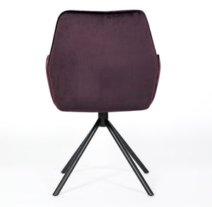 Utopia Velvet Dining Chair Maroon