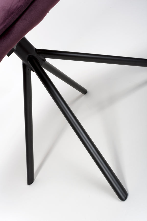 Utopia Velvet Dining Chair Maroon