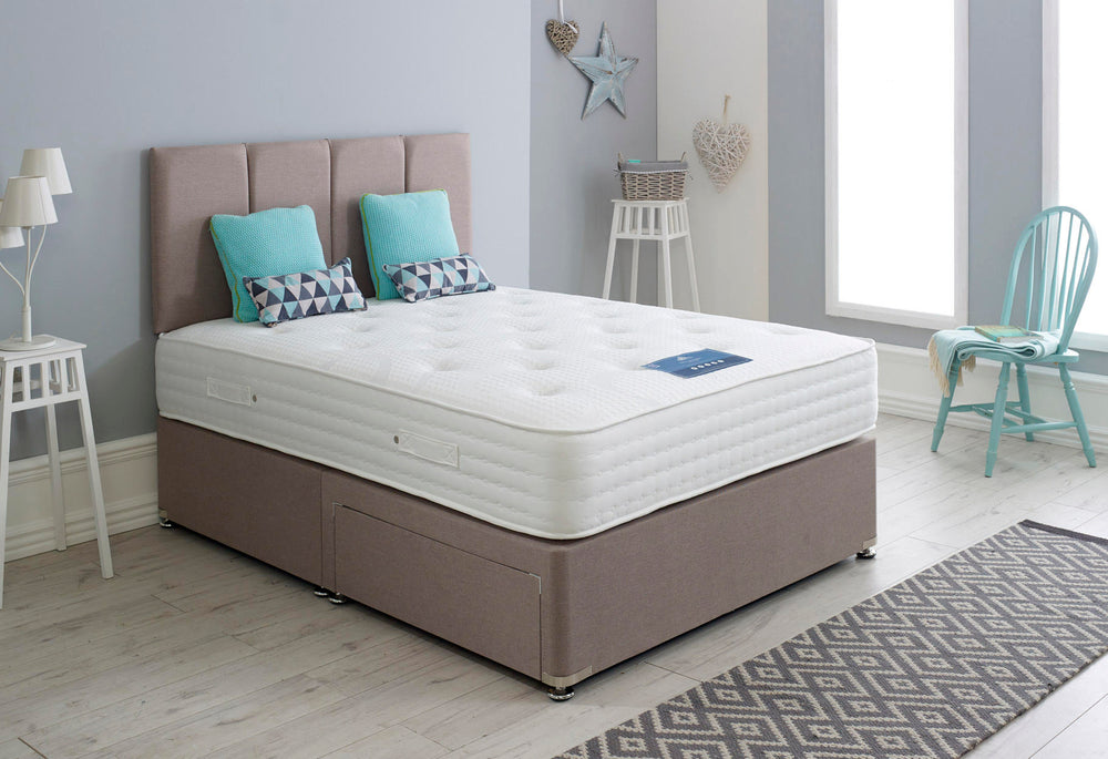Pocket Tencel Deluxe Duo 4ft Small Double Divan Set