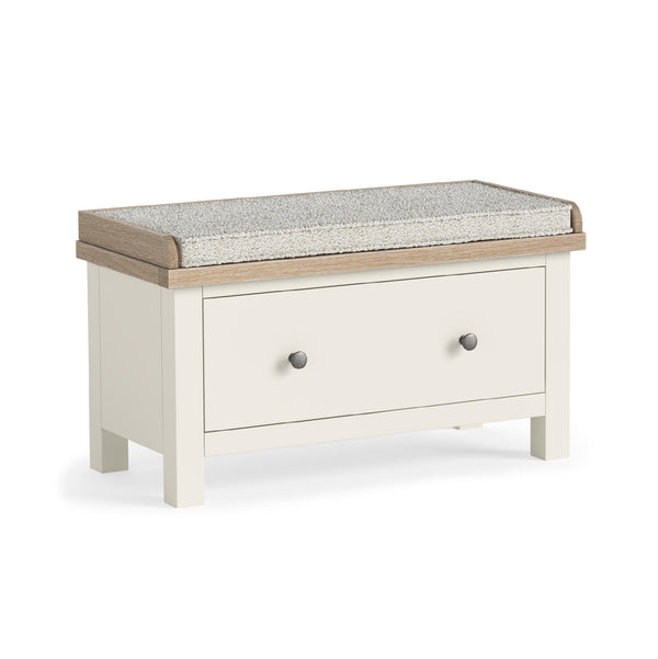 Meadow Brook Oak Bench with Drawer