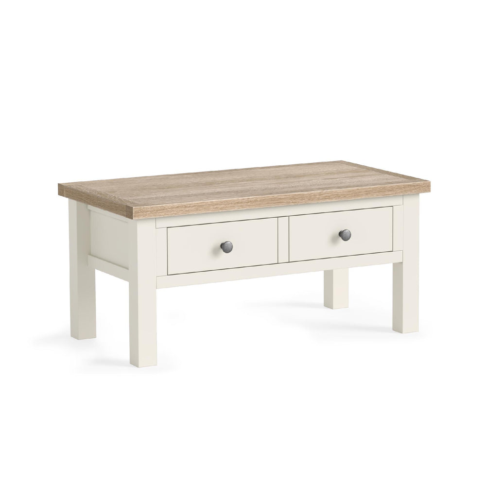 Meadow Brook Oak Coffee Table with Drawer