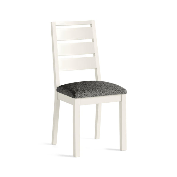 Meadow Brook Oak Dining Chair - Boucle Grey