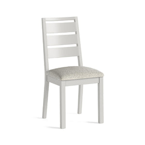 Meadow Brook Oak Dining Chair - Boucle White