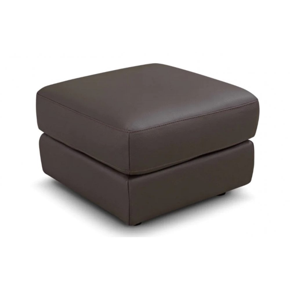 Enzo Leather Footstool