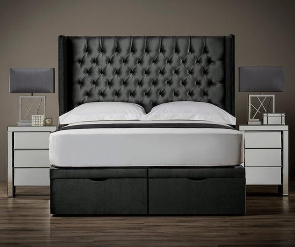 Jupiter 4ft6 Ottoman End-Lift Storage Divan Base Only