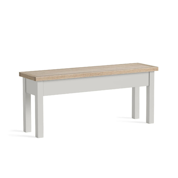 Meadow Brook Oak Shallow Storage Bench