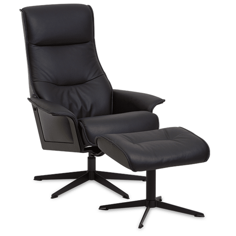 Siri Panelled Back 1000 Recliner Leather