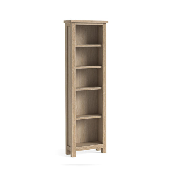 Meadow Brook Oak Slim Bookcase