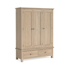 Meadow Brook Oak Triple Wardrobe