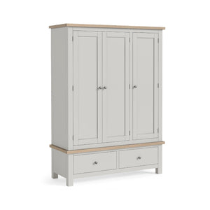 Meadow Brook Oak Triple Wardrobe