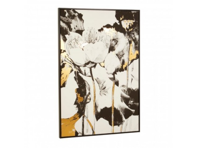 Metallic Flower Wall Art