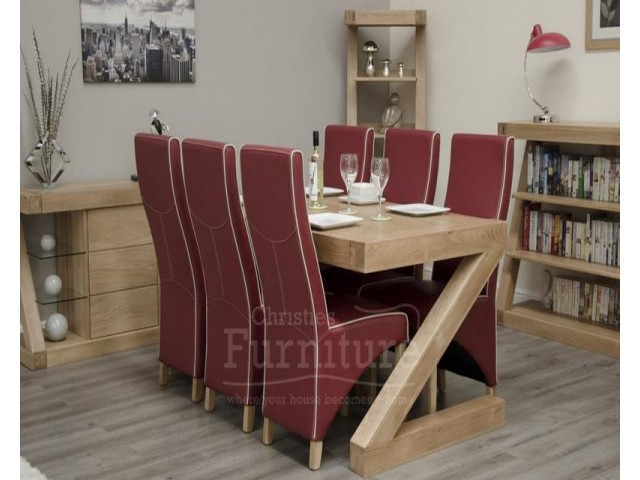    New York Solid Oak Dining Table 6ft x 3ft   