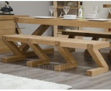    New York Solid Oak Large Bench   