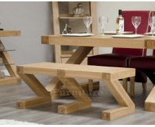    New York Solid Oak Small Bench   