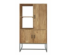      Zenith Acacia Wood 3 Door Cabinet   