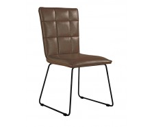  Iyla Faux Leather Dining Chair Brown