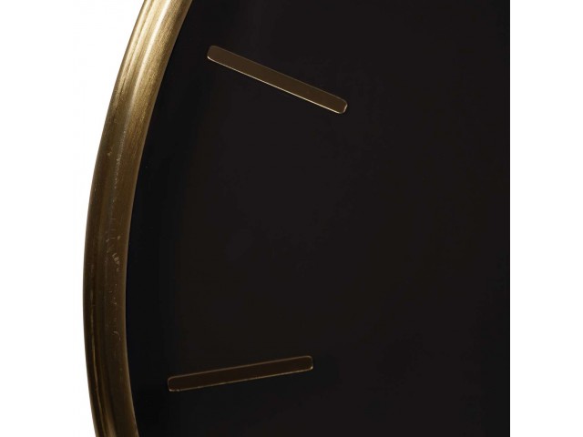 Dial Wall Clock Black